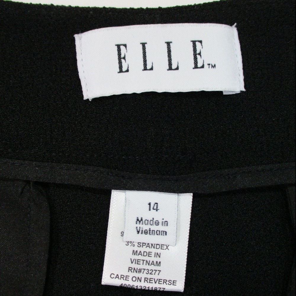 ELLE Black Shorts NWT Size 14 - Picture 4 of 6